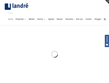 Tablet Screenshot of landre.nl